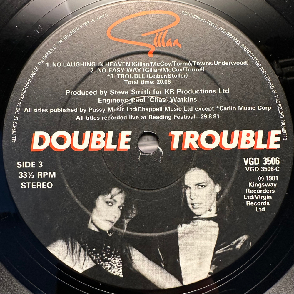 Gillan - Double Trouble 2LP (UK 1981г.)