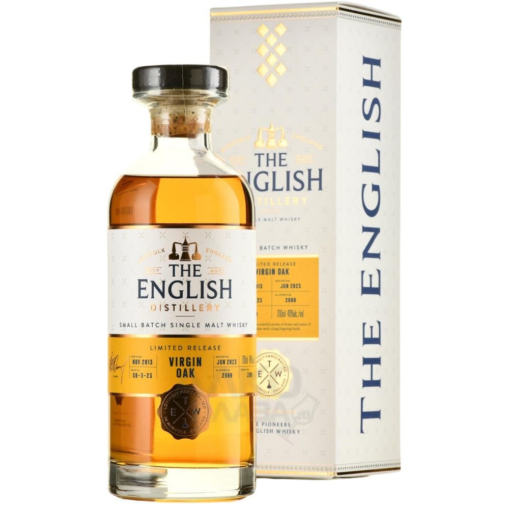 Виски The English Virgin Oak Small Batch, gift box, 0.7 л