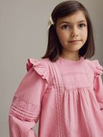 Блуза для девочки Next E32-674, Розовый