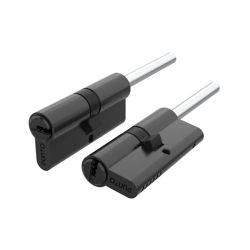 Цилиндровый механизм со штоком PUNTO Z307/95 mm (60+10+25) BL черный 5кл. /63961/