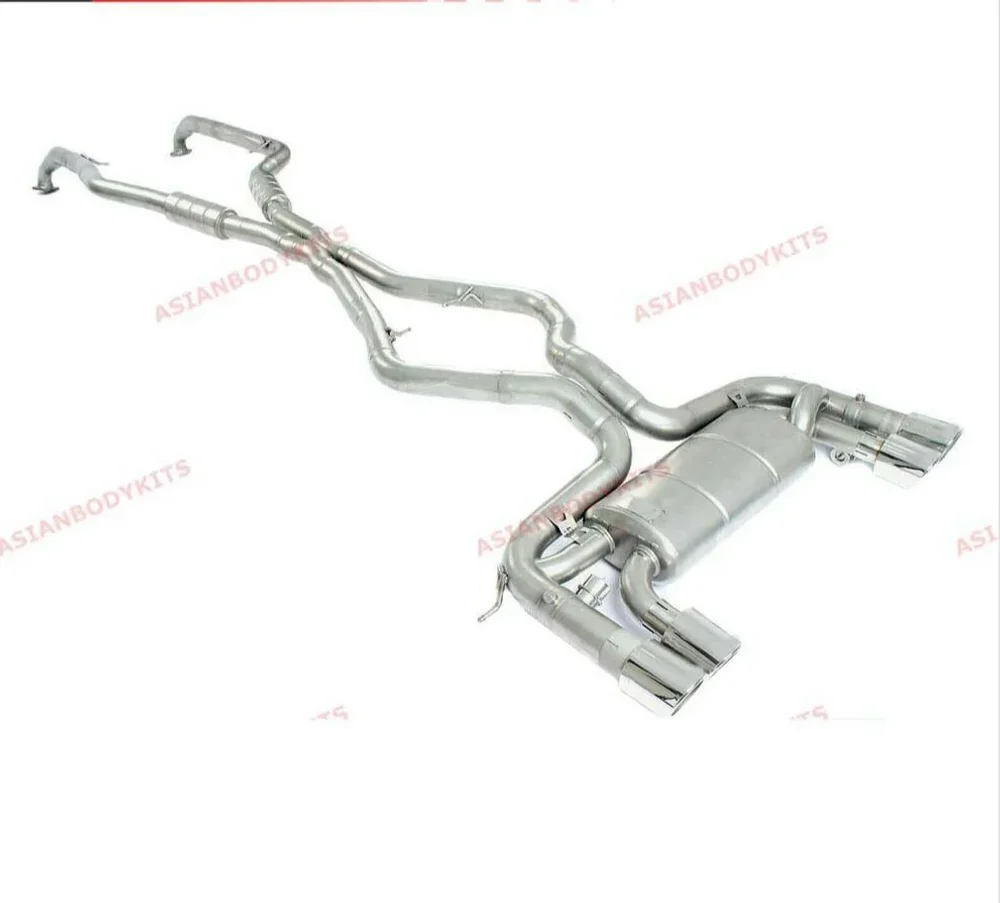 Выхлопная система с заслонками для BMW X5M X6M F85 F86 2013-2019 4.4 biturbo