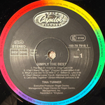 Tina Turner ‎– Simply The Best 2LP (Европа 1991г.)