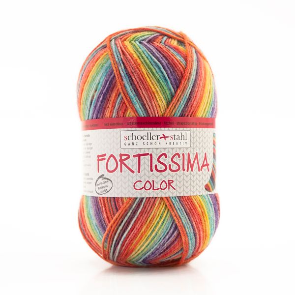 Пряжа Austermann (Аустерманн) Fortissima Socka 4-fach color / уп.5 мот. по 100 г, 420м, 90028-2498_161