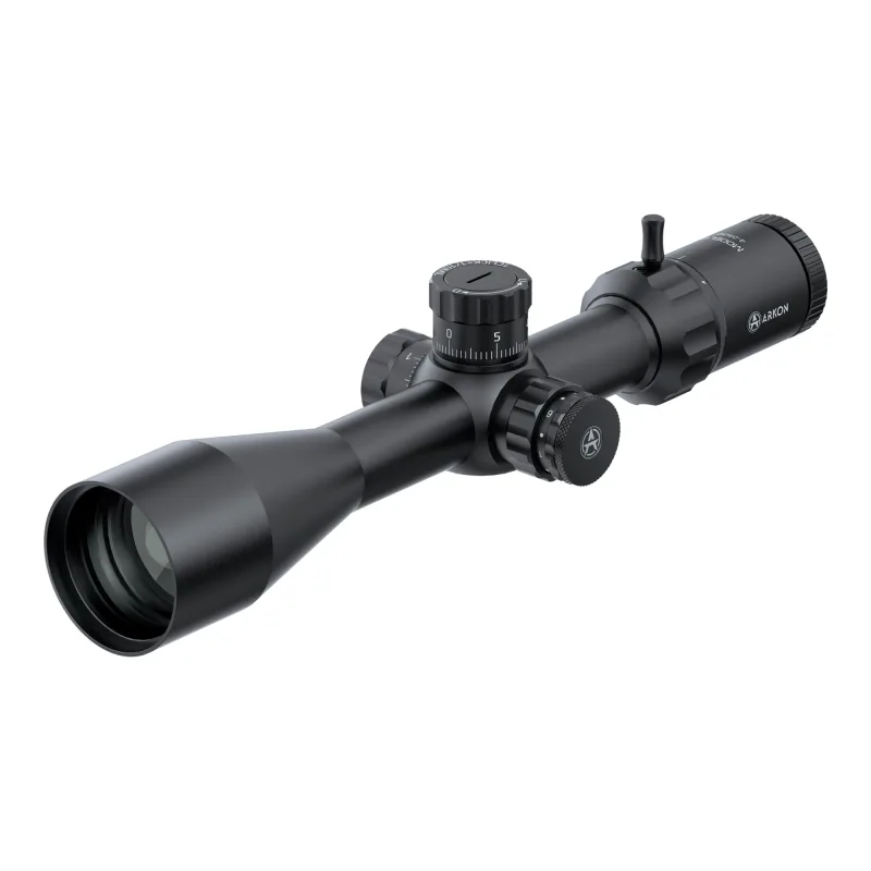 Оптический прицел ARKON Model C 4-24x50 / Аркон Модель Ц4 24 50 - вид сбоку слева с объектива