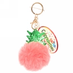 Брелок с карабином «Pom pom- Ёлочка», микс 6 цветов, 12см