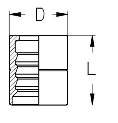 Муфта DN 12 1SN/2SN/2SC (с зачисткой)