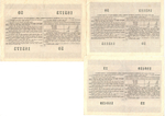 Набор из 3 Облигаций 10, 25, 50 рублей 1955 год CCСР