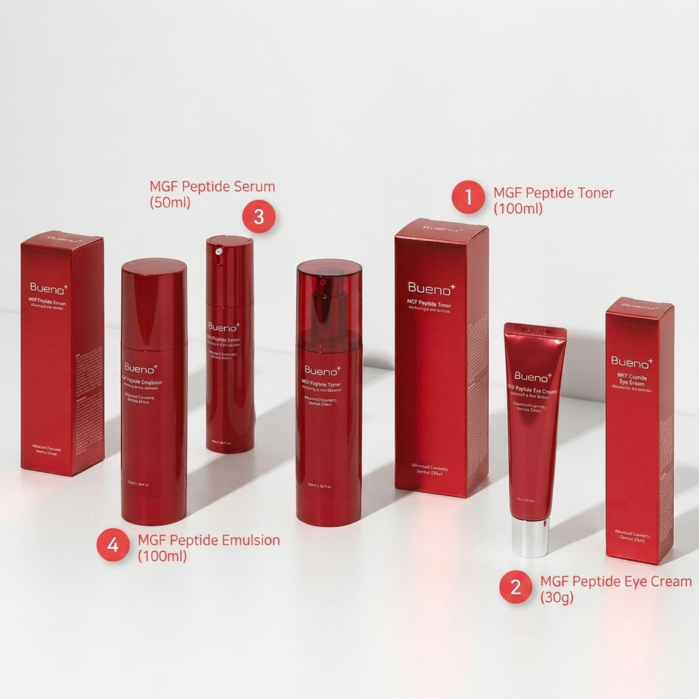 Омолаживающая сыворотка с пептидами Bueno MGF Peptide Serum Plus, 50 мл