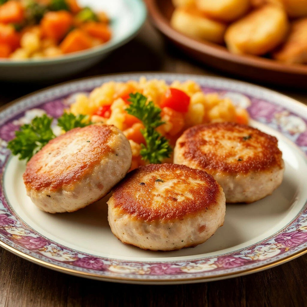 Котлеты из курицы, 70% мяса, полуфабрикат