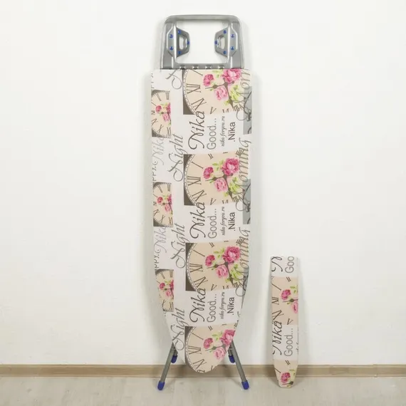 Доска гладильная Nika «Белль Классик 3», 112×34,5 см, два положения высоты 70, 80 см, европодставка МИКС