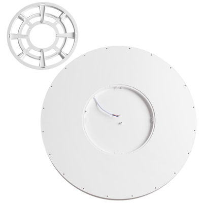 7659/40L MITRA LED SN 551 Светильник пластик/белый LED 40Вт 3000/4000K D495 IP40 ALFA WHITE