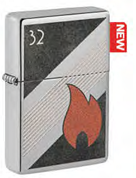 Цена наЗажигалка ZIPPO Vintage с покрытием High Polish Chrome, латунь/сталь, серебристая