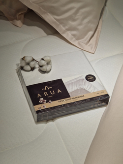 4870216960971 ARUA Classic простыня натяжная БЕЛЫЙ 90*200
