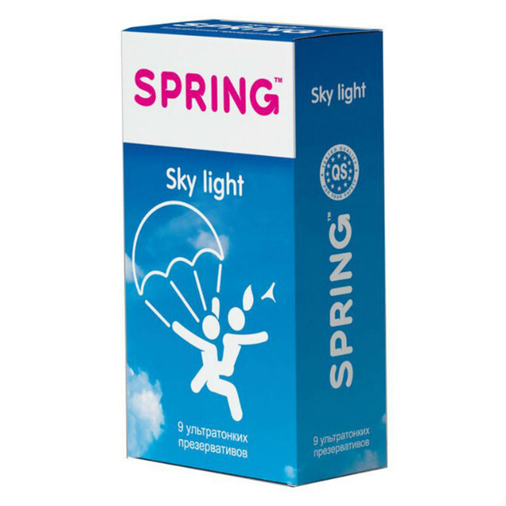 Презервативы Spring (ультратонкие) 9 шт. (Цвет: прозрачный)