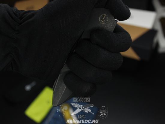 Нож складной WE Knife Solid WE22028-1 сталь клинка CPM-20CV, рукоять титан