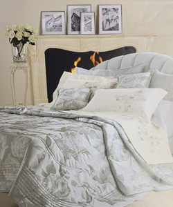 Покрывало 270x270 Blumarine Millelucci silver серебряное