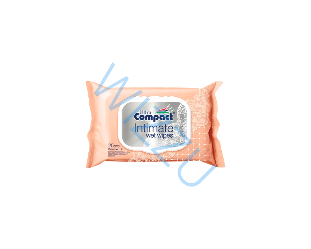 WW162  Влаж. салфетки ULTRA COMPACT INTIMATE 25 шт/10 шт/80 шт в уп