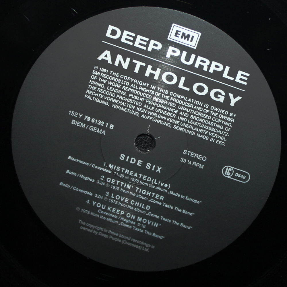 Deep Purple / Anthology (3LP)