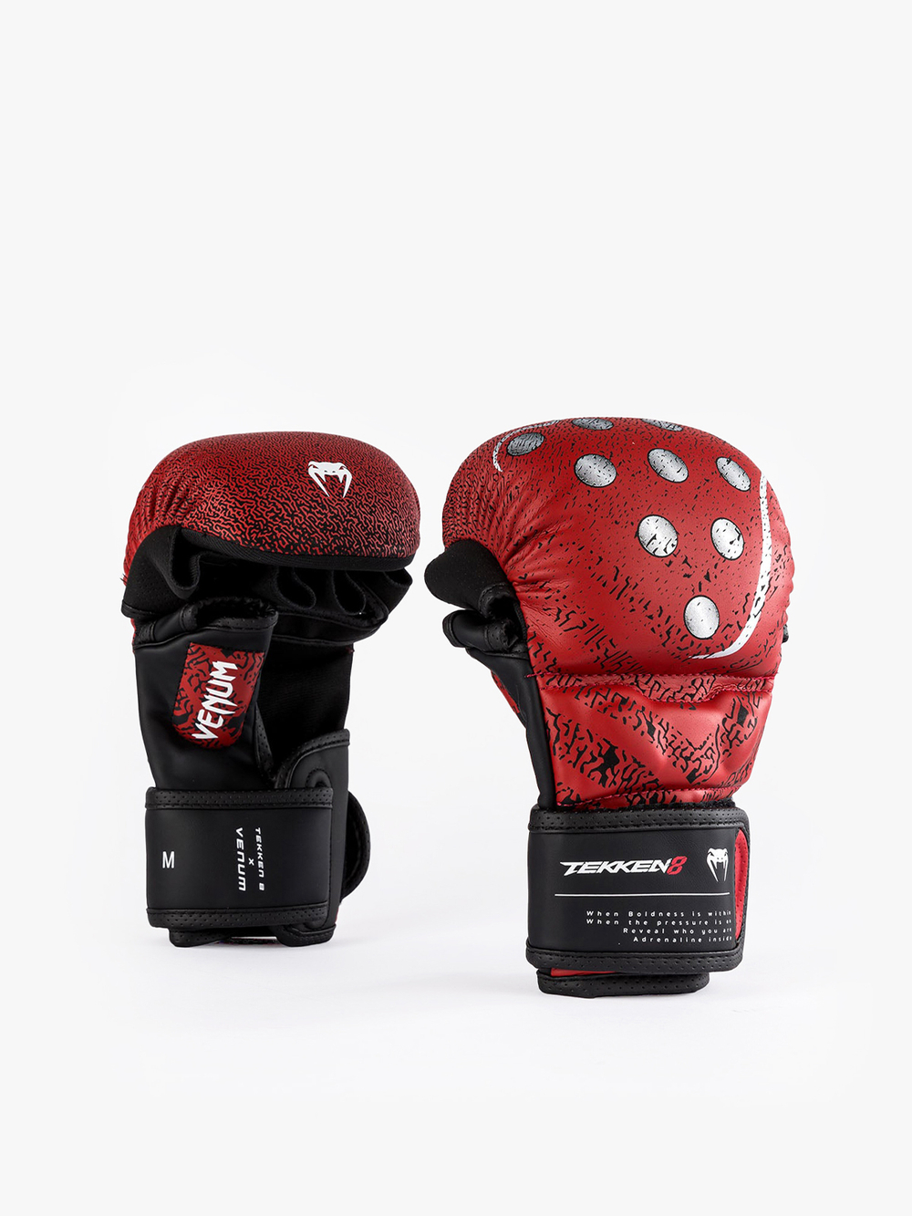 Перчатки ММА Venum x Tekken 8 Kazuya Red/Black