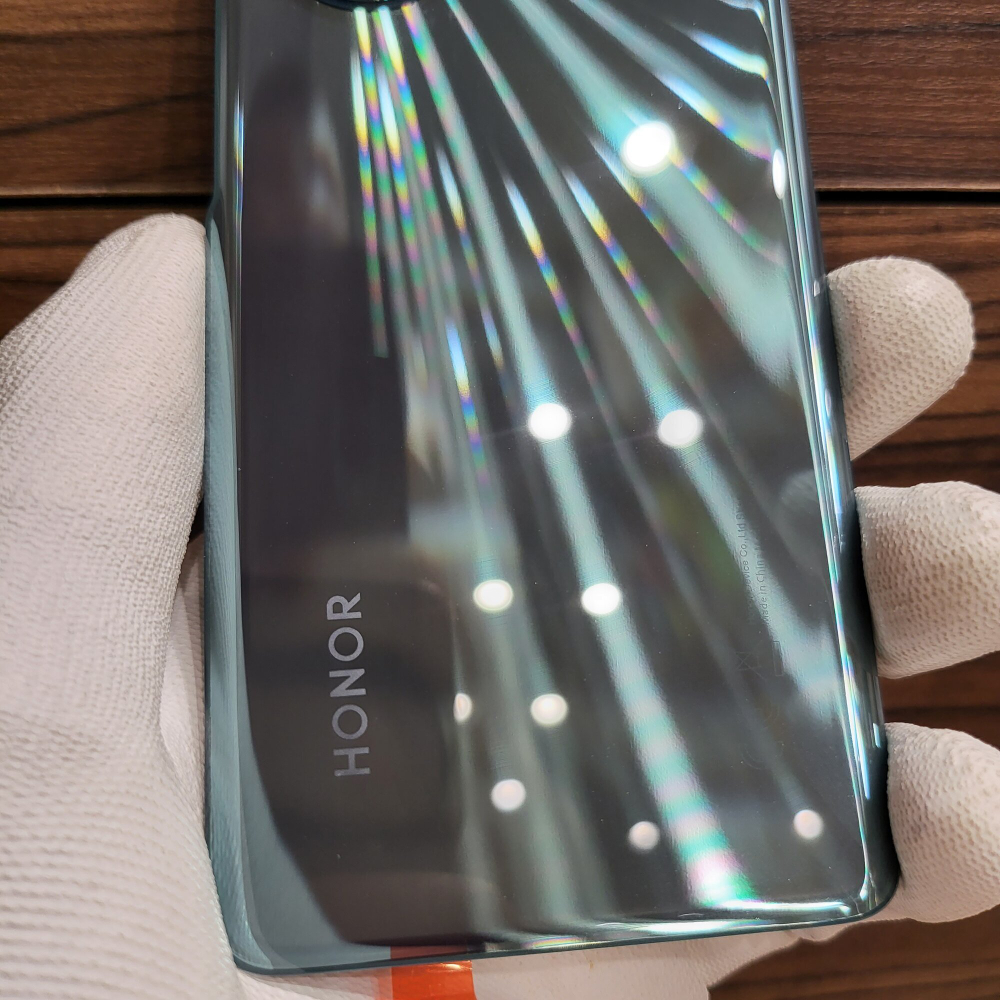 Крышка для Honor 50 - задняя стеклянная панель "Премиум качество" (зелёного цвета)