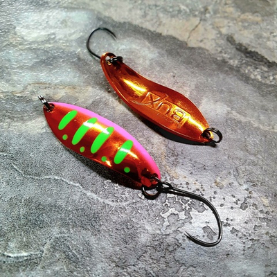 Блесна ANGLER'Z SYSTEM BUX INDIGO COLOR CRAZY YAMAME 2 (COPPER BACK) 5.1g