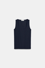 ТОП ИЗ ПОЛИАМИДА С ШИРОКИМИ БРЕТЕЛЯМИ — ZARA