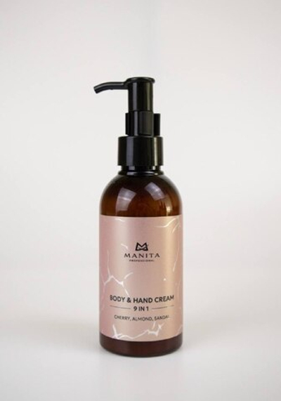 Manita Professional Крем для рук и тела 9в1 Cherry, Almond, Sandal, 150мл