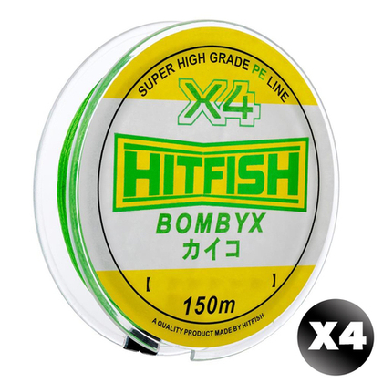 Плетенка HITFISH BOMBYX 4X PE 150 м