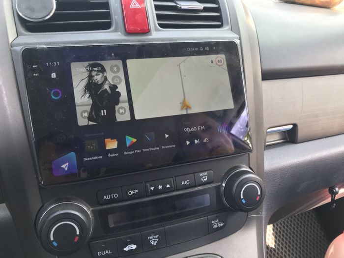 Магнитола для Honda CR-V 3 2006-2012 - Teyes CC3-2K QLed Android 10, Быстрая, SIM-слот, CarPlay