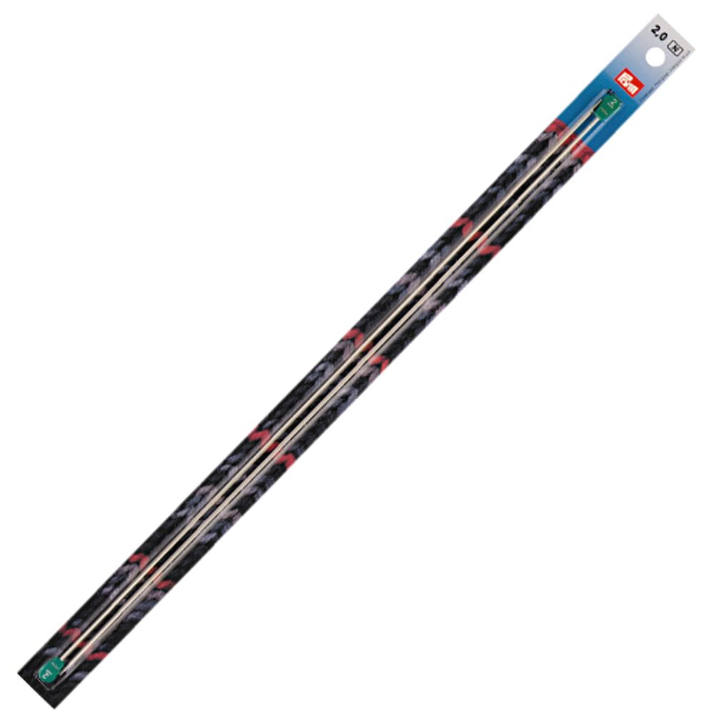 Спицы прямые, Prym ⌀2,0 мм, 40 см Спицы прямые, Prym ⌀2,0 мм, 40 см