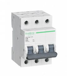 Автомат Systeme Electric City9 Set 3П 20А-С 4,5кА 38290