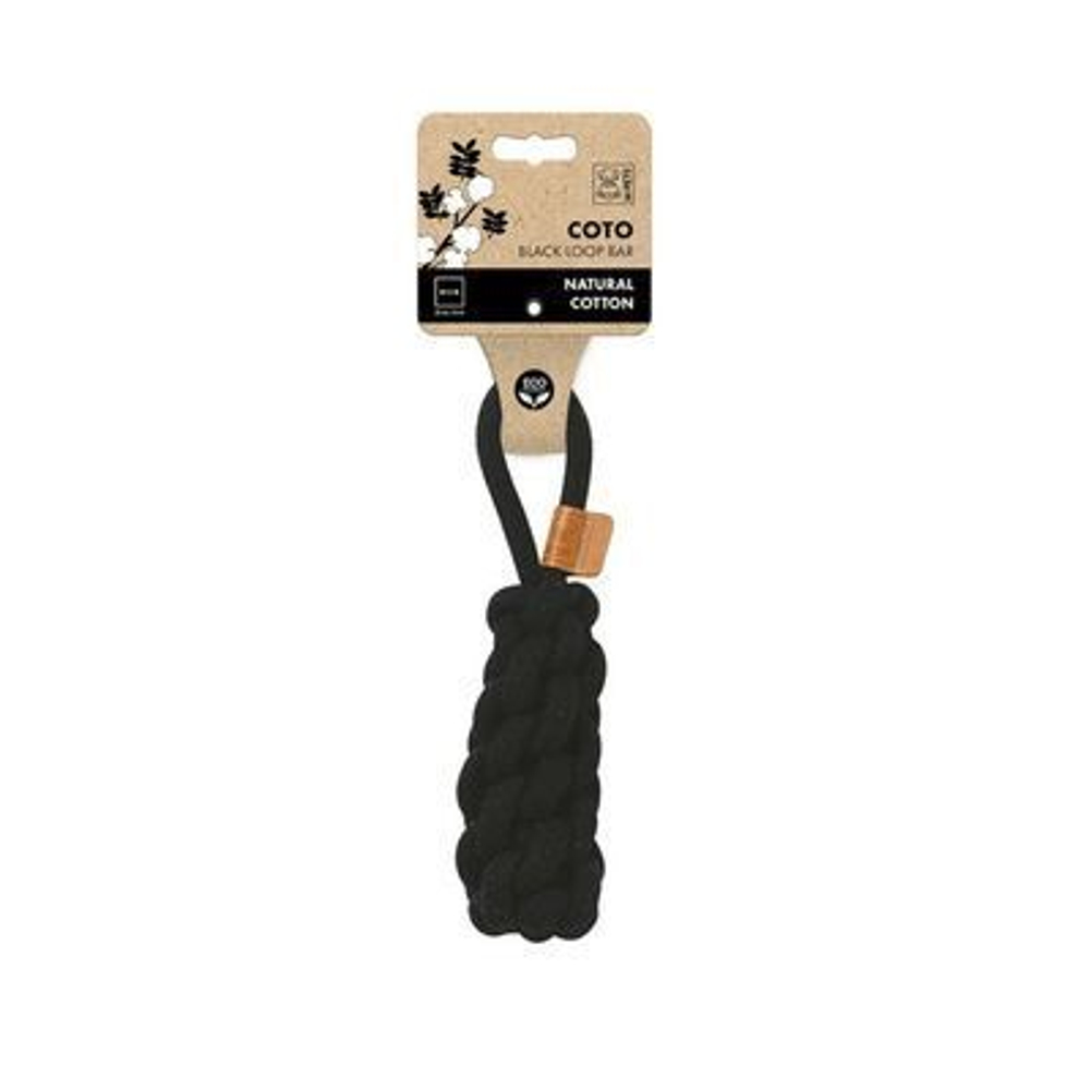 M-PETS Игрушка для собак СОТО перетяжка, 22 см, цвет черный