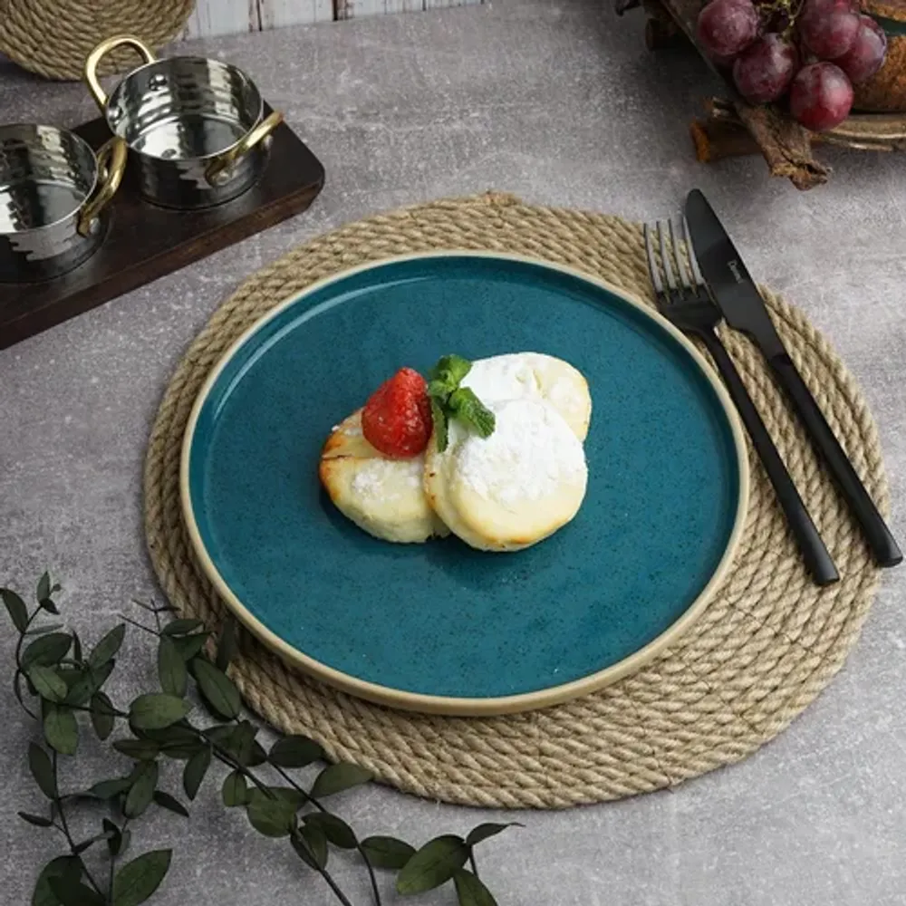 Тарелка с бортом d 23,4 см h1,7 см Mountain Blue Taiga P.L. Proff Cuisine [6]