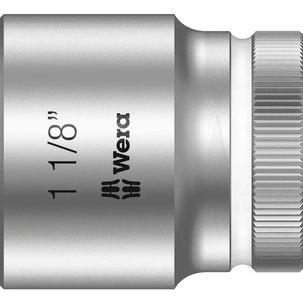 Торцовая головка Zyklop 1 1/8" 1/2″ дюймовая WERA 05003633001