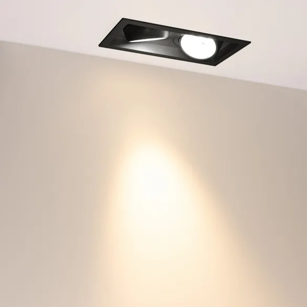 Светильник MS-VORTEX-BUILT-S250x140-2x30W Warm3000 (BK-BK, 30 deg, 230V) (Arlight, IP20 Металл, 5 лет) 058449