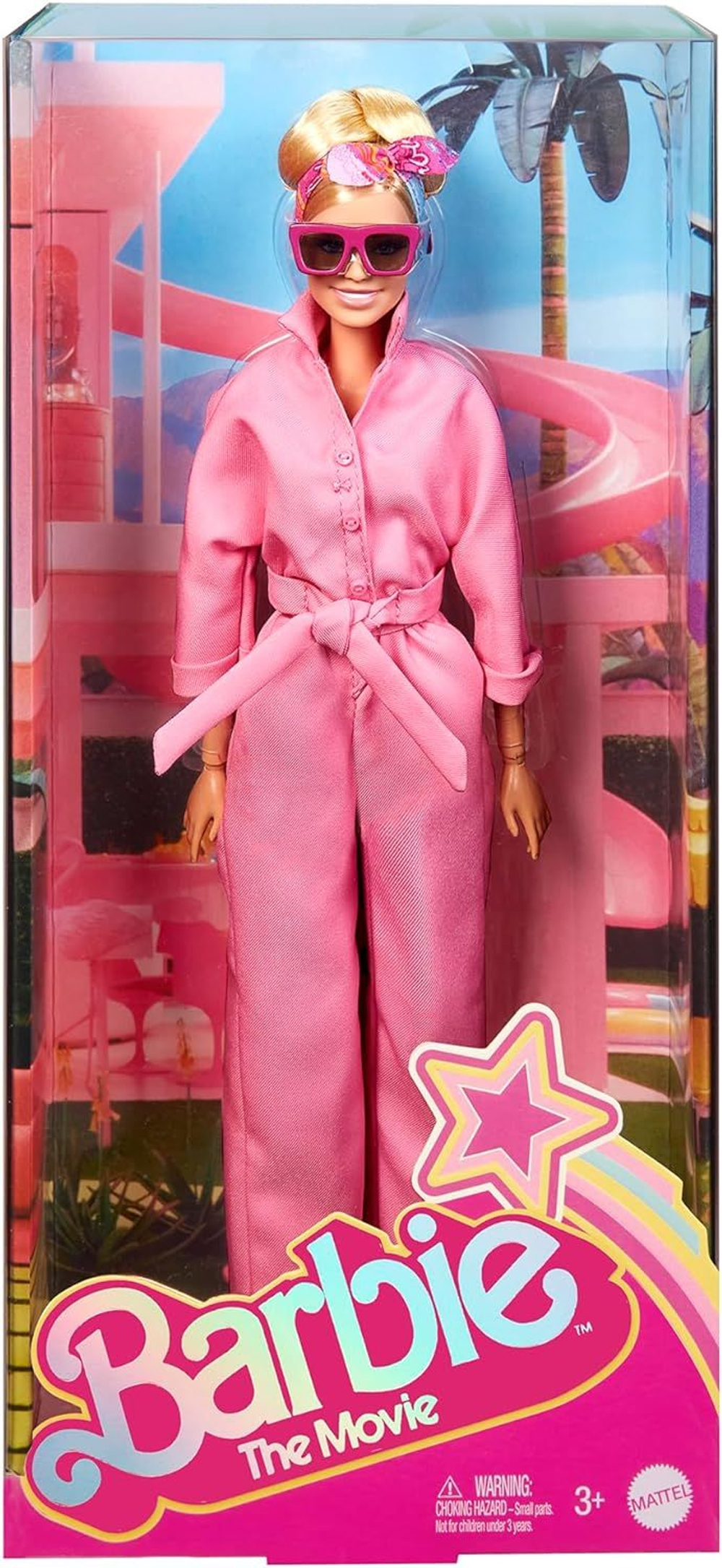 Кукла Barbie Movie Марго Робби в розовом комбинезоне