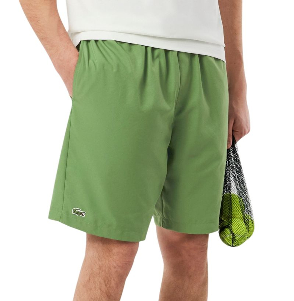 Теннисные шорты Lacoste Lightweight Diamond Taffeta - green
