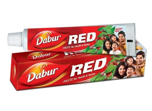 Зубная паста красная Red toothpaste Dabur