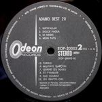 Adamo / Best 20 (LP)