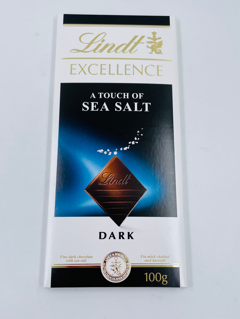 Lindt Excellence темный шоколад с морской солью, 100 г (Из Финляндии)