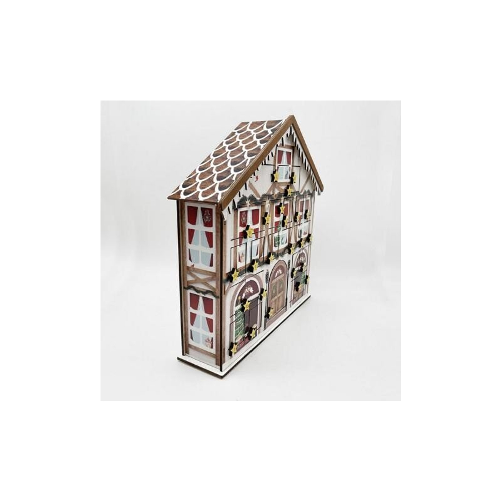 Музыкальная Advent calendar Christmas house Музыкальная Musicbox Kingdom Коричневый / Белый