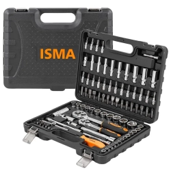 Набор инструментов 94 пр. 1/4''3/8''(6гр)(4-22мм) ISMA ISMA-4941-5DS-м