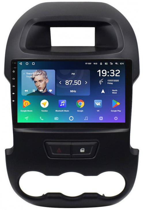 Магнитола для Ford Ranger 3 2011-2015 (рамка тип 2) - Teyes CC2 PLUS монитор 9" QLED, Android 10, Быстрая, SIM-слот