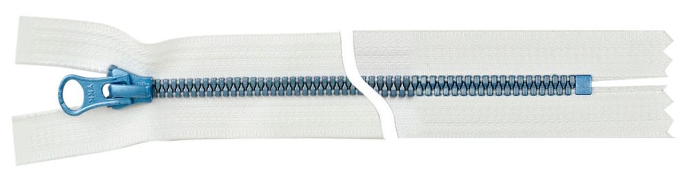 Молния трактор YKK Metalux Т5 (5 мм) 1 зам., разъем., голубая, 20 см, под металл, 501 blue 20, уп.10 шт Молния трактор YKK Metalux Т5 (5 мм) 1 зам., разъем., голубая, 20 см, под металл, 501 blue 20, уп.10 шт