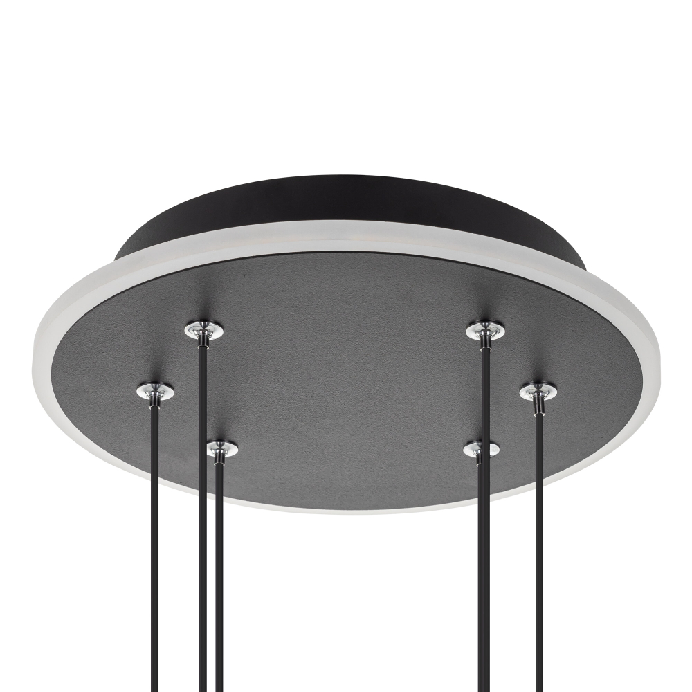 Citilux Trent CL203731 LED Люстра подвесная с пультом Чёрная