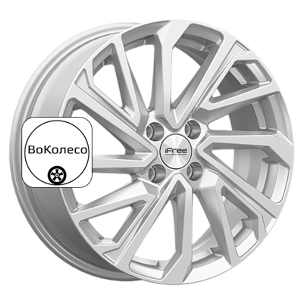 6,5x16/4x100 ET41 D60,1 Неом (Vesta Cross/XRAY) (КС1172) Сильвер iFree Original