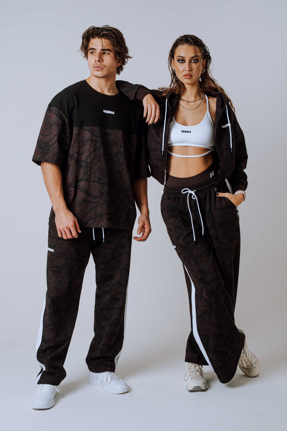 Худи Relaxed Zip Hoodie POWER 895 ТЕМНО-КОРИЧНЕВЫЙ КАМУФЛЯЖ
