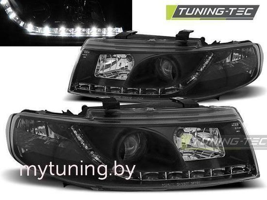 Передние фары Seat Leon 1/Toledo 2 daylight black