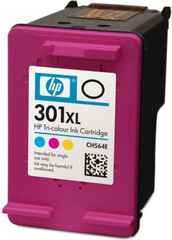 Картридж струйный Подлинный Голубой Пурпурный Желтый HP 301XL Tri-color CH564EE#301