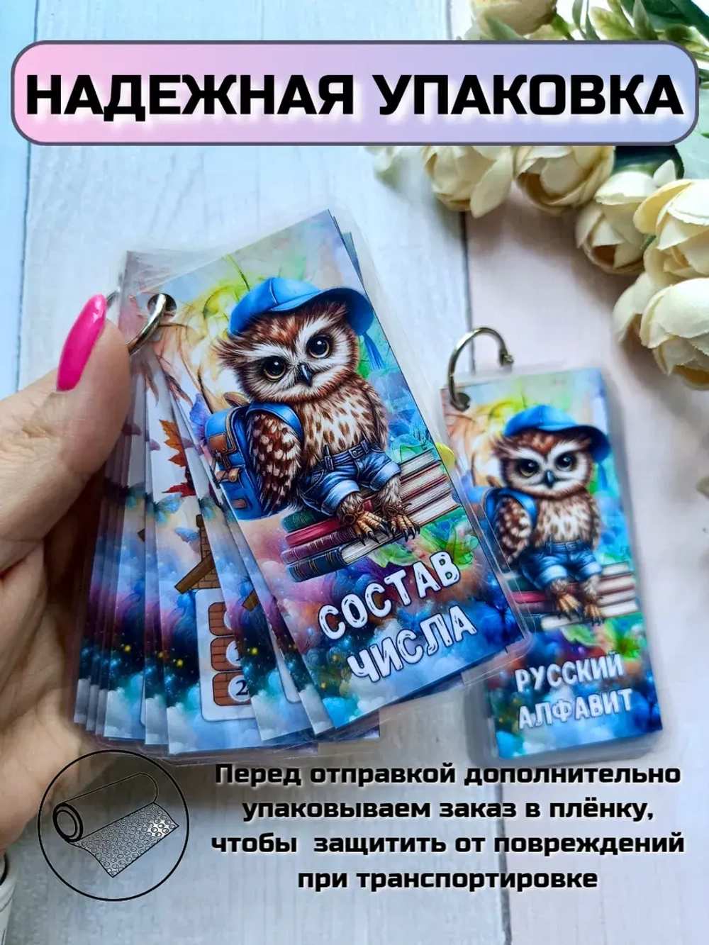 Обучающие карточки "Состав числа" и "Алфавит"